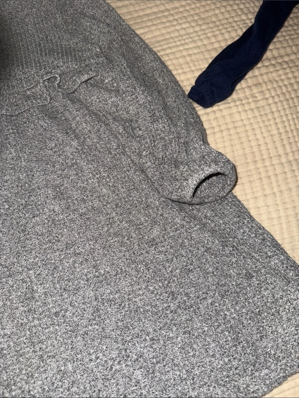 Old Navy Grey Ruffle Knit Dress for Girls